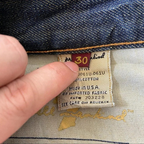 7 For All Mankind Relaxed Fit Straight Leg Button Fly Jeans - Picture 12 of 16